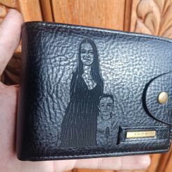 portofel personalzat cu poza si text